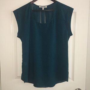 Daniel Rainn Geometric Print Shift Top, Size Med